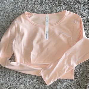 Lululemon long sleeve crop shirt